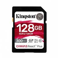 MEMORIA FLASH SD KINGSTON SDXC CANVAS REACT PLUS 128GB 300R UHS-II V90(SDR/128GB) MEMORIA FLASH SD KINGSTON SDXC CANVAS REACT PLUS 128GB 300R UHS-II V90(SDR/128GB)